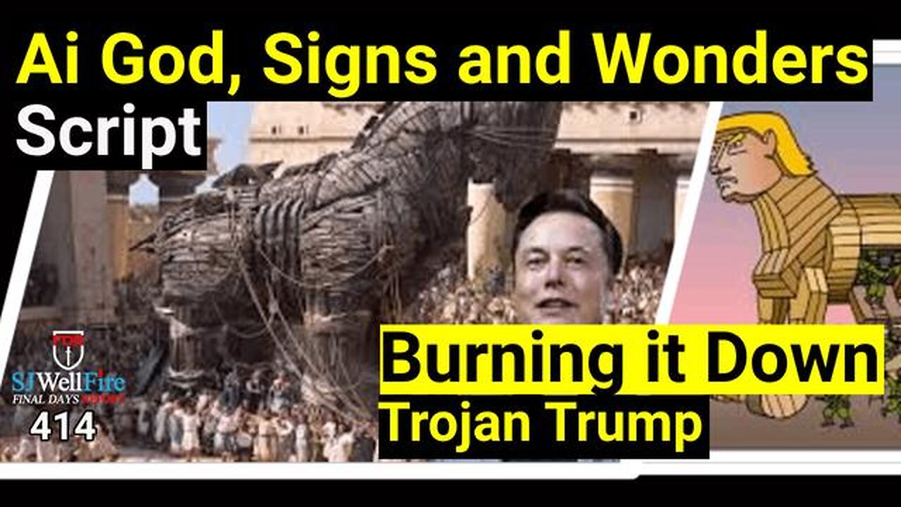 Trojan Trump, Trojan Xai god purchase of X = MOTB System... Repo Man