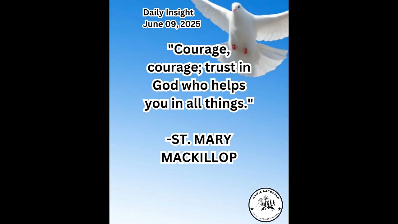 Daily Insight June 09, 2025 #faith #Saints #Insight