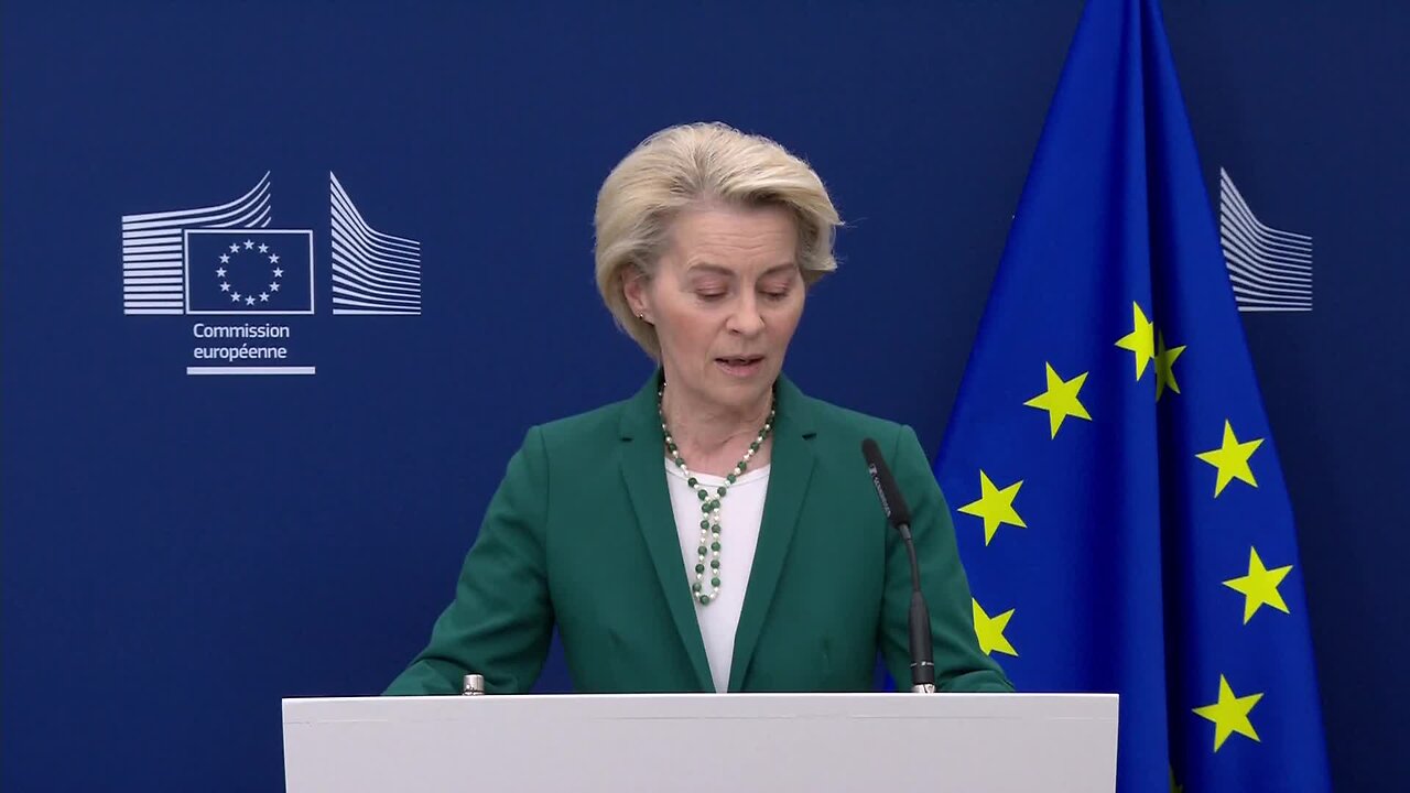 Von der Leyen: We Stand Ready to Negotiate with the U.S.
