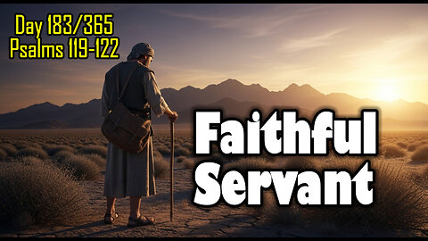 Day 183/365 - The Lamp, The Valley & The Journey Home #psalms #bible