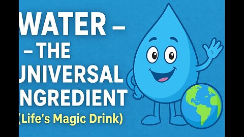 Water – The Universal Ingredient | Kids Learn Importance of Water | Ingredients of Food