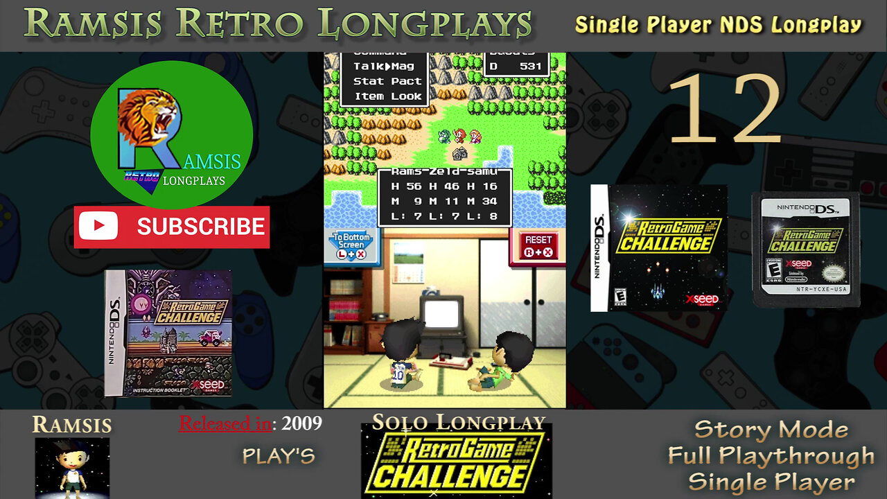 Retro Game Challenge | Nintendo DS Game | 2009 | Guadia Quest | Episode #12 | Retroplay