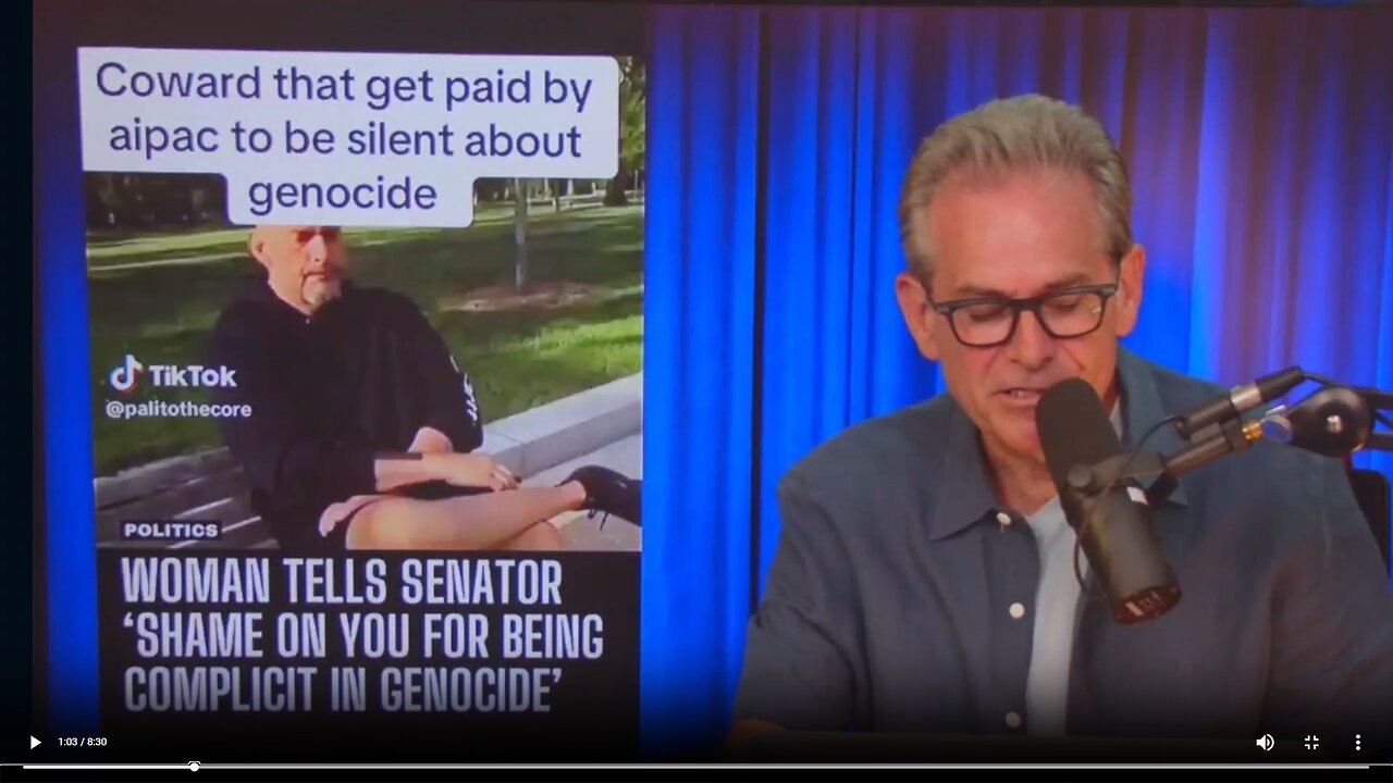 John Fetterman speechless after confronted for hisculpability in the Gaza genocide▮The Jimmy Dore Show