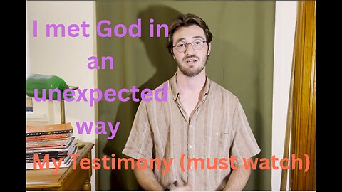 Atheist to Christian -I met God in my Kitchen- My Testimony