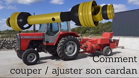 Comment couper / ajuster son cardan (prise de force tracteur)