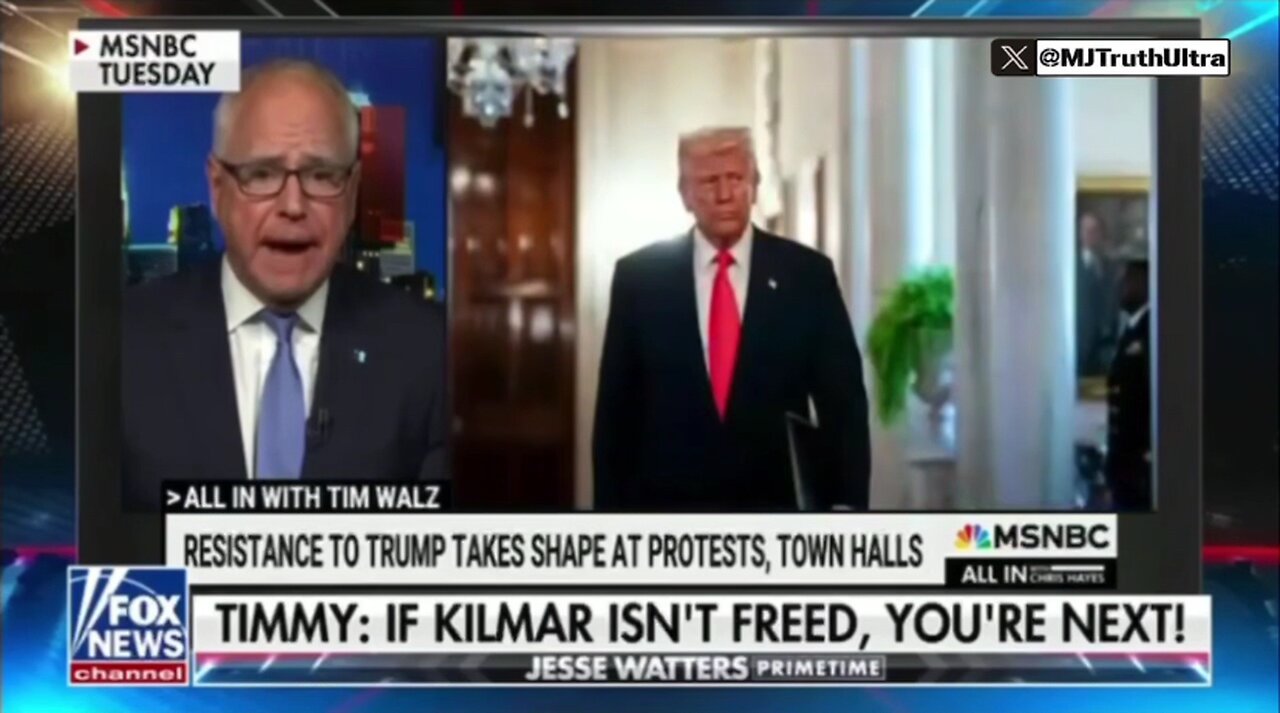 Tampon Tim continues to say stand up for terrorist MS-13 member Abrego Garcia 😂