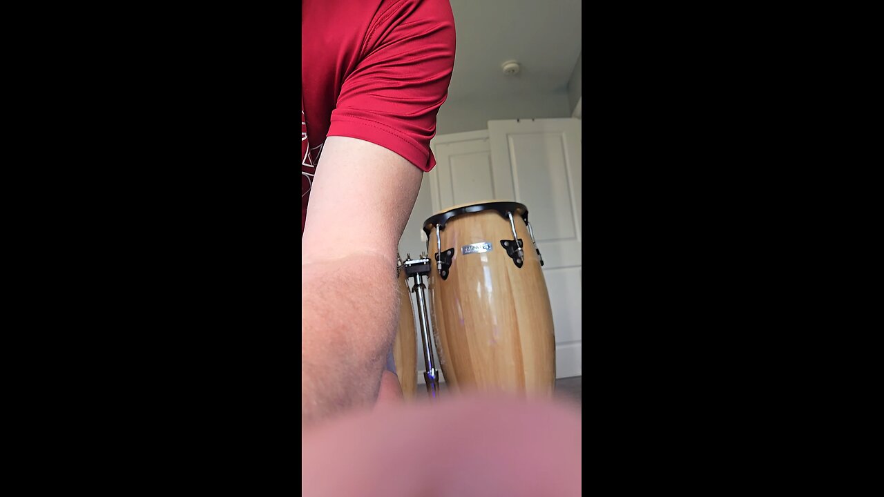 Conga drums, conga drums, conga drums.