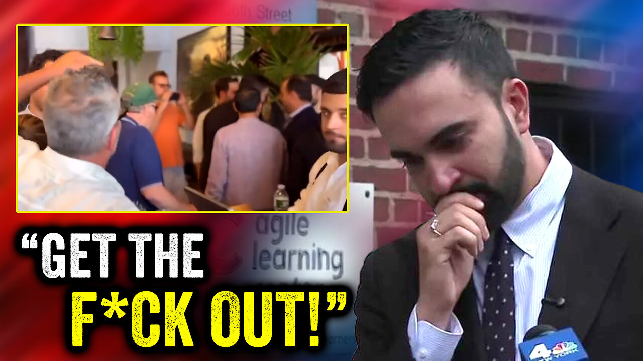 BREAKING! NYC Socialist Mamdani Gets CHASED OUT of his Own Rally as ANGRY NEW YORKERS FIGHT BACK!!!