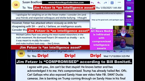 Susan Bradford Bill Bonitati Expose Compromised Intelligence Asset Jim Fetzer Disinformation Agent