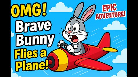Watch Brave Bunny Fly a Plane | OLD is GOLD/Classic Cartoon Adventure🐇