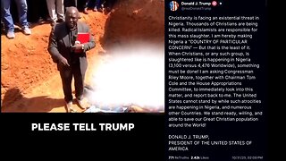 President Trump Answers Nigerian Pastor's CRY! US May Go In to STOP MURDER of Christians