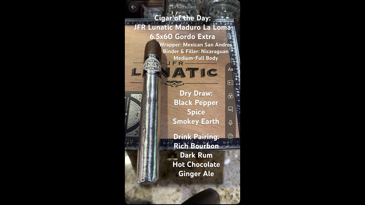 JFR Lunatic Maduro La Loma Pigtail 6.5x60 Gordo Extra #Short #Shorts #CigarOfTheDay #Review