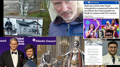 Blackmail idiocracy empires. WW-II alt media. WTC3-6 & van 2! Milei 41%. Tim Pool spread gas libel