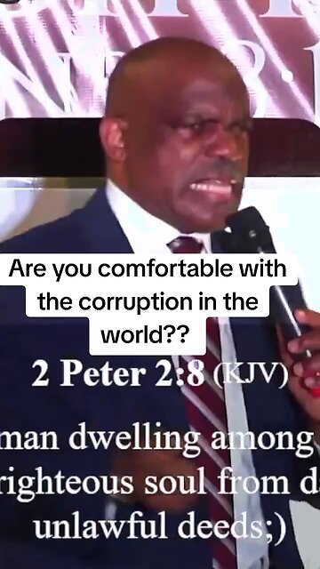 Are you bothered with the lifestyle of the wicked in the world??