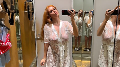 4k Try on haul transprent clothes