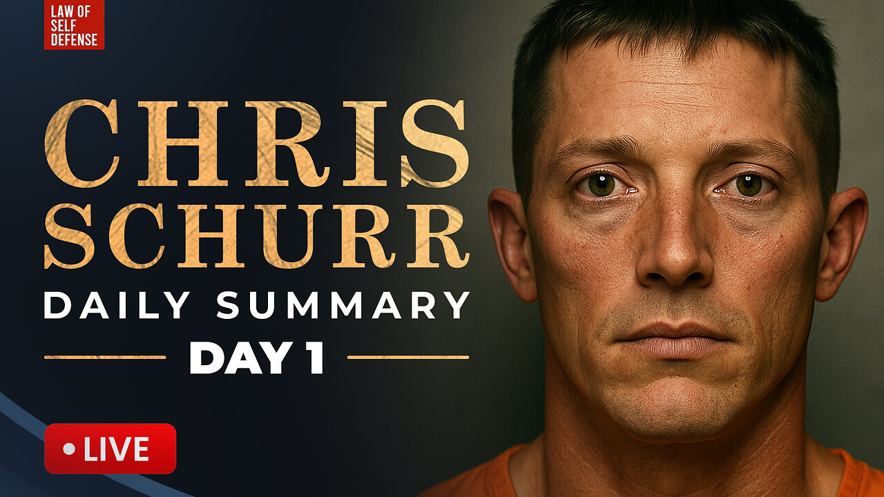 Chris Schurr Murder Trial; SUMMARY: Day #001