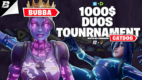 🔴 LIVE - 1000$ FORTNITE X RUMBLE DUO TOURNAMENT