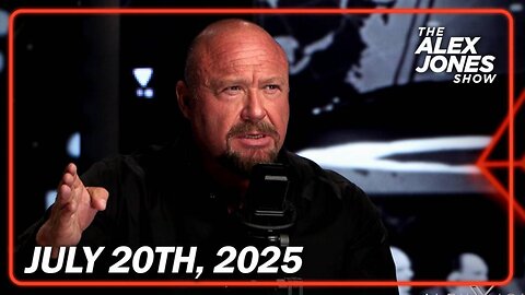 THE ALEX JONES SHOW - 7/20/2025: Obama Now Squarely In Russiagate Crosshairs, Deep State In Full Panic Mode As DNI Gabbard Releases Total Proof Of Democrat Leadership Working With Traitorous Intelligence Running A Nine Year Coup Operation Against Trump &a