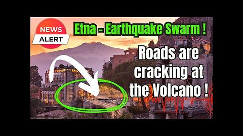 Earthquake Swarm at Etna s UNSTABLE Flank ! Cracks in the Asphalt at school !! WHAT is happening