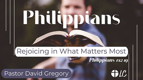 Rejoice in what matters most 9-14-25