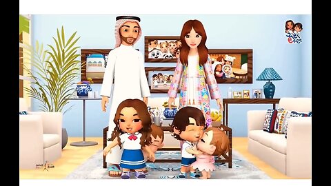 Child singing Arabic word 12345