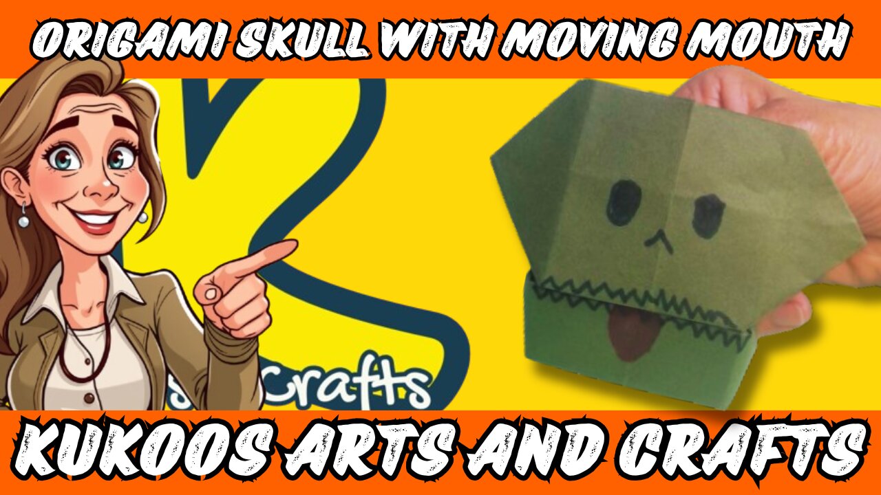 Fold a Creepy Origami Skull with Moving Mouth: Step-by-Step Tutorial