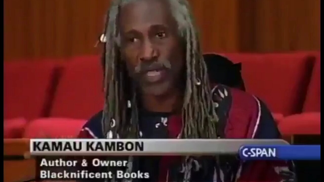 "WE NEED TO ELIMINATE WHITE PEOPLE FROM THE PLANET." KAMAU KAMBON ☠️