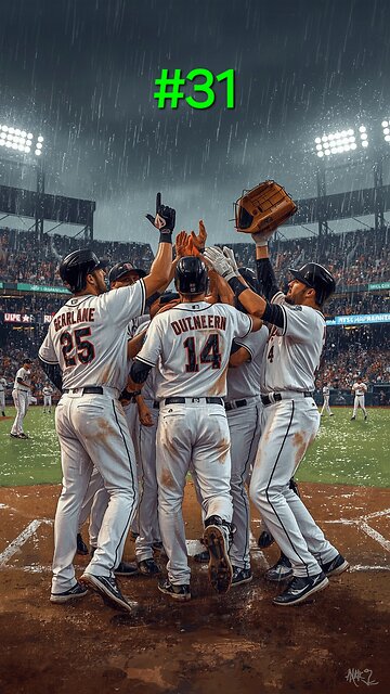 Tigers win rainy finale with 6-run 9th.