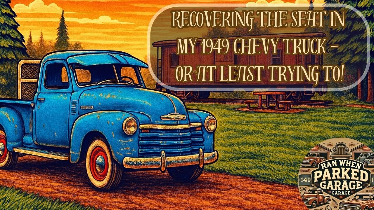I “Restored” My 1949 Chevy Truck Seat - How'd I do?