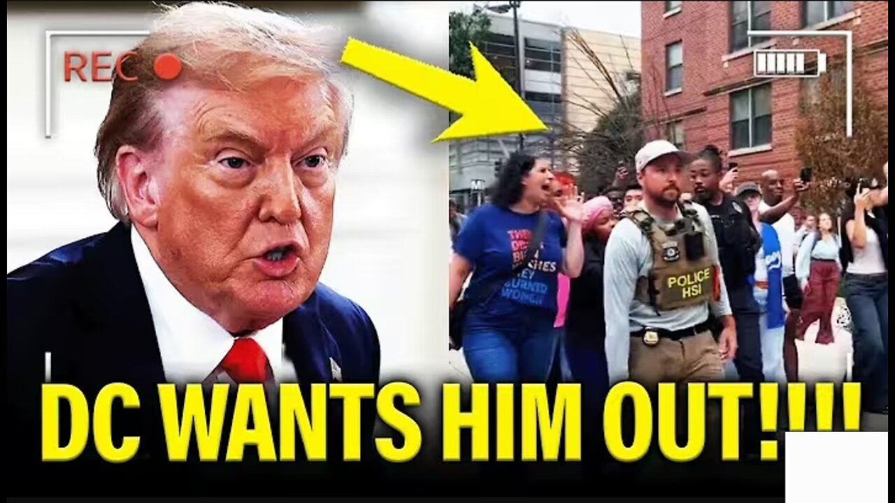 Trump gets RUDE AWAKENING in DC with MAJOR PROTESTS