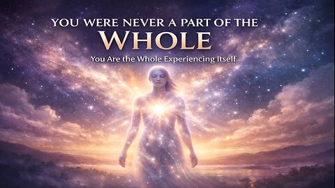You Were Never A Part Of The Whole: You Are The Whole Experiencing Itself