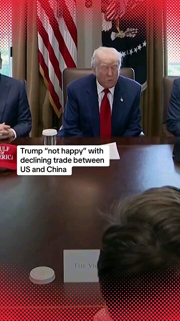 Trump Blasts Drop in U.S.-China Trade #TradeTensions