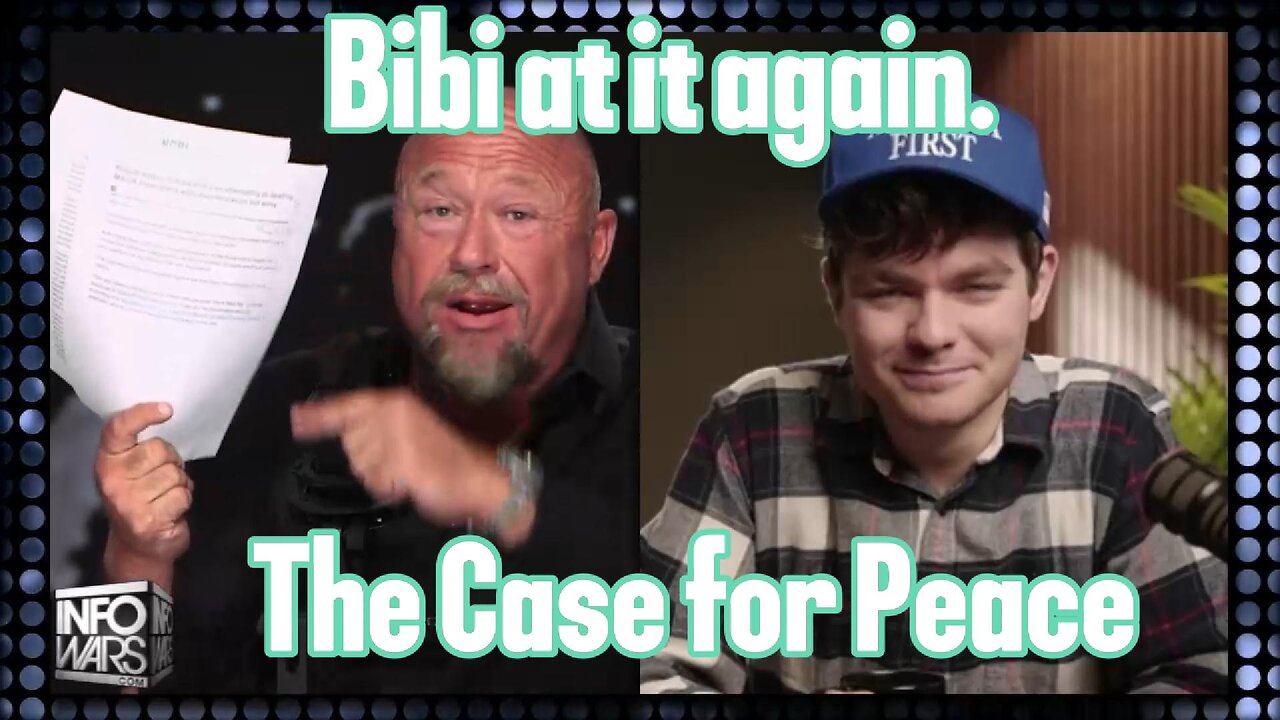 Alex Jones and Nic Fuentez - The Case for Peace. We are not dying for Israel.