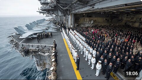How 5,000 People Eat, Sleep, and Work in the Middle of the Ocean on 13B$ Aircraft Carrier 