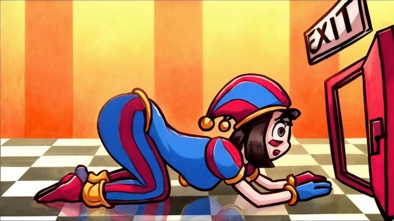 Pomni Stuck in The Exit | The Amazing Digital Circus - Comic Dub