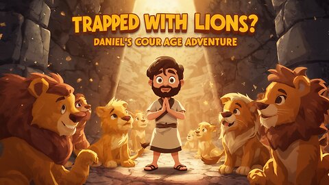 🦁 Trapped with Lions?! Daniel’s Courage Adventure!