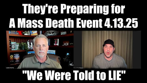 Nino Rodriguez SHOCKING Intel 4.13.25 - They're Preparing for A Mass Death Event!
