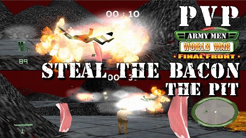 Army Men World War Final Front - The Pit - Steal the Bacon #3 (PSX) Multiplayer