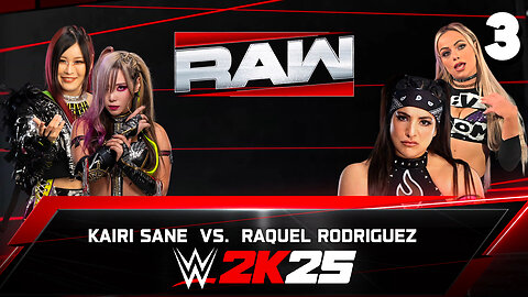 WWE 2K25 Raw June 2nd 2025 - Match 3: BIG Win!