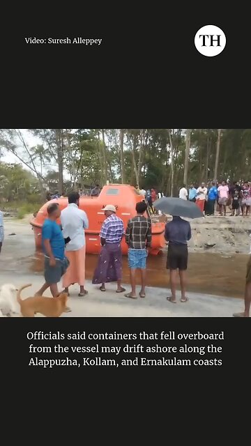 Coastal areas in Alappuzha, Kerala, are on alert after a lifeboat