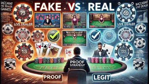 🎥 Baccarat Live Dealer: How To Spot FAKE vs REAL Games