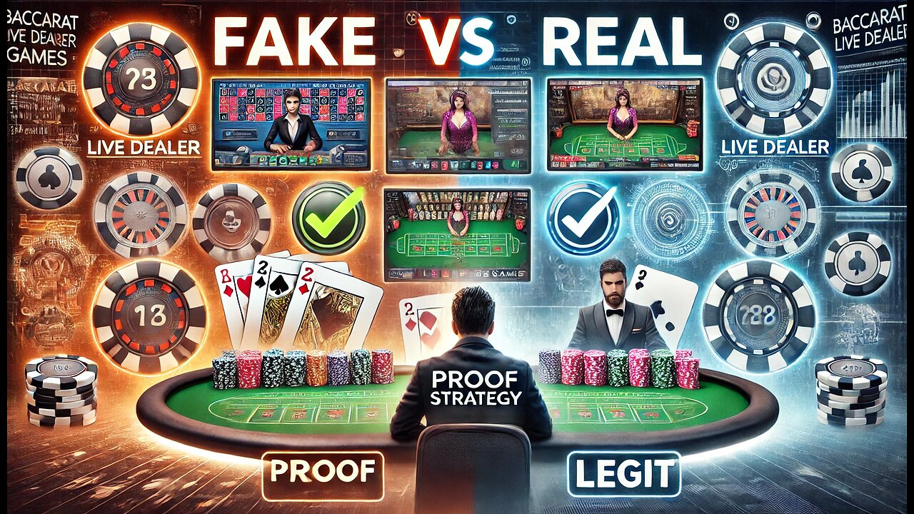 🎥 Baccarat Live Dealer: How To Spot FAKE vs REAL Games