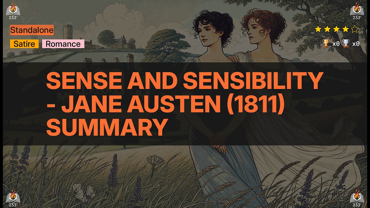 Sense and Sensibility - Jane Austen (1811) Summary