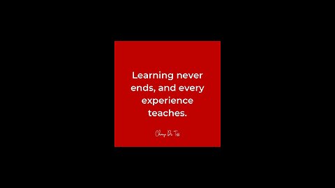 Mistakes are lessons, not failures.