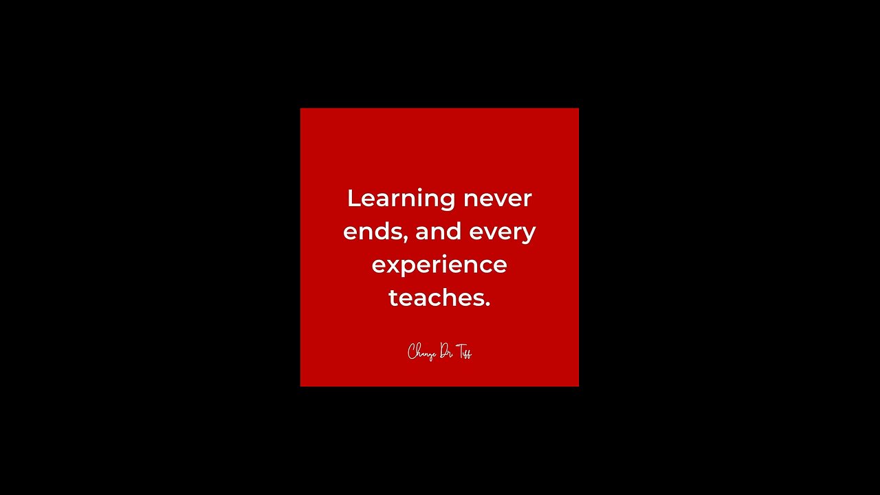Mistakes are lessons, not failures.