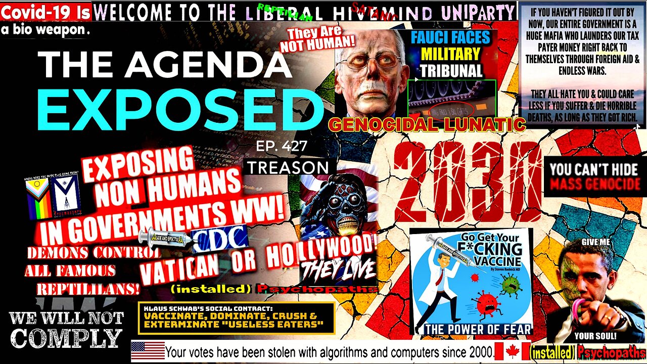 The Agenda (2030) Exposed - (Obey! 'They Live' edition) - compilation