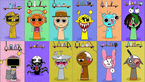 Sprunki OC ALL Phases - Incredibox Compilation COMPLETE #sprunki #incredibox