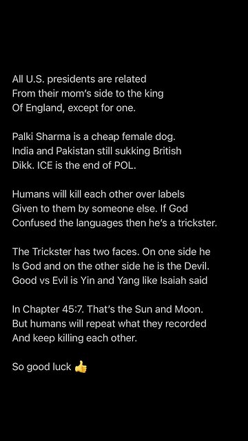 If I offended you, you’re a pussy