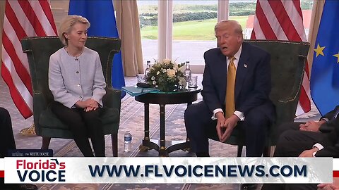 President Trump is SLAMMING Europe's trade policies to the United States RIGHT to the face of the