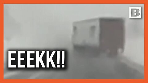 Serious Drift! Dashcam Captures Semi Sliding Out of Control on Icy Iowa Road